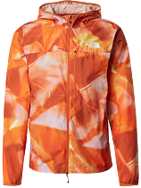 Куртка мужская The North Face Higher Run Wind Digital Orange Prisms Print
