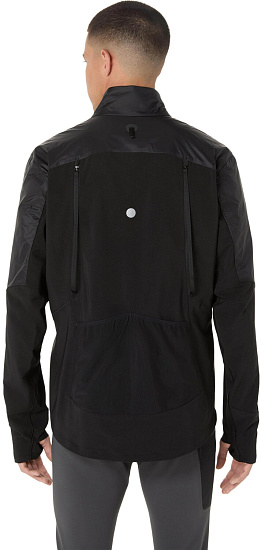 Куртка мужская ASICS Road Winter Performance Black - Фото 4 большая