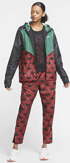 Куртка унисекс Nike Kenya Shieldrunner Chile Red - Фото 6 большая
