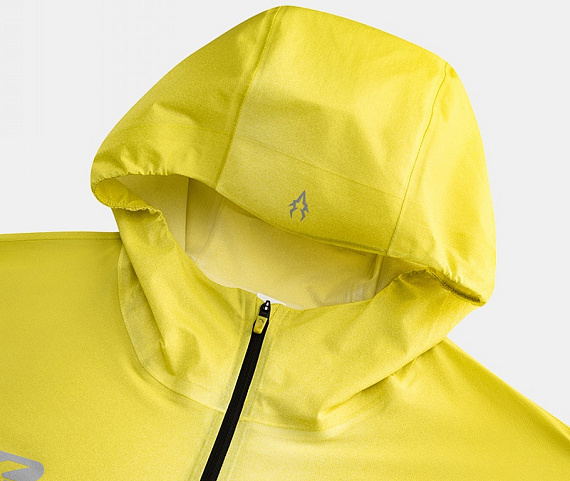 Куртка мужская Anta 852625601-3 Ethiopian Yellow/Allover Print - Фото 3 большая