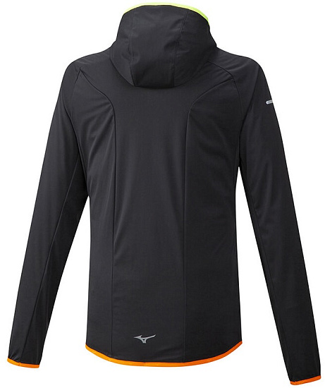Куртка мужская Mizuno Hybrid BT Hoodie Чер - Фото 2 большая