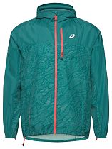 Куртка мужская ASICS Fujitrail Packable Rainy Lake/White Sage (Aop)