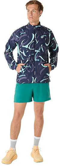 Куртка мужская ASICS Road Lite-Show Midnight - Фото 10 большая
