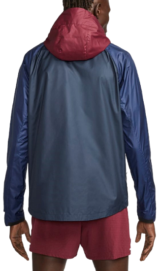 Куртка мужская Nike Windrunner Trail Dark Beetroot/Dark Obsidian/Midnight Navy/Fusion Red - Фото 8 большая