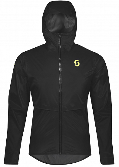 Куртка мужская Scott Rc Run Wp Black/Yellow - Фото 1 большая