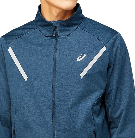 Куртка мужская ASICS Lite-Show Winter French Blue Heather - Фото 6 большая