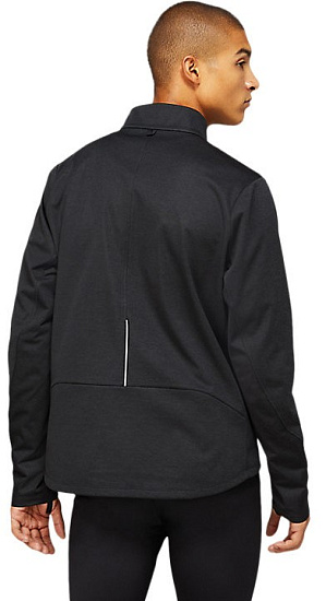 Куртка мужская ASICS Lite-Show Winter Black - Фото 3 большая