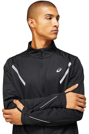 Куртка мужская ASICS Lite-Show Winter Black - Фото 4 большая