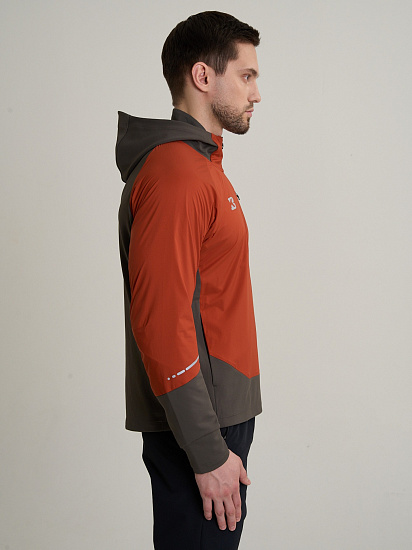 Куртка мужская Anta 852615703 Phantom Brown/Earth Orange - Фото 5 большая
