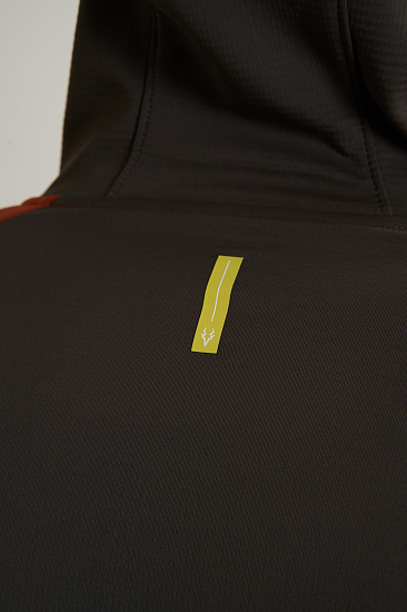 Куртка мужская Anta 852615703 Phantom Brown/Earth Orange - Фото 7 большая