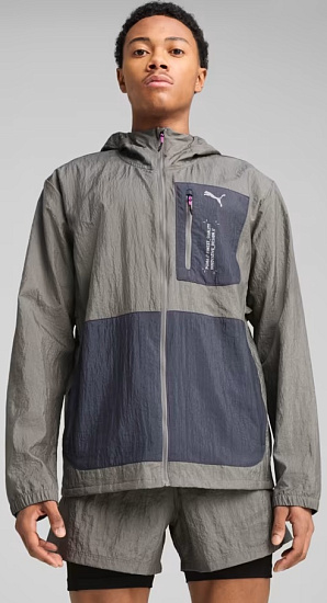 Куртка мужская Puma Seasons Windcell Cast Iron - Фото 2 большая