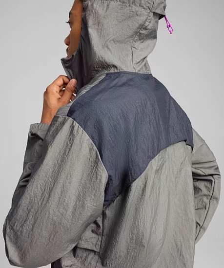 Куртка мужская Puma Seasons Windcell Cast Iron - Фото 6 большая