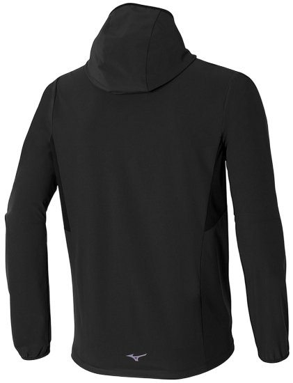 Куртка мужская Mizuno Alpha Black - Фото 2 большая