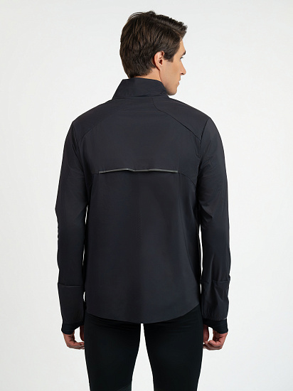 Куртка мужская Mizuno Premium Warm Black - Фото 4 большая