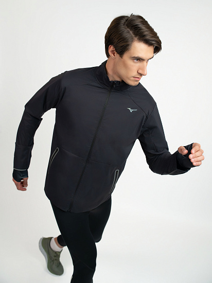 Куртка мужская Mizuno Premium Warm Black - Фото 8 большая