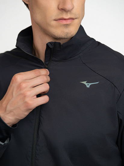 Куртка мужская Mizuno Premium Warm Black - Фото 9 большая