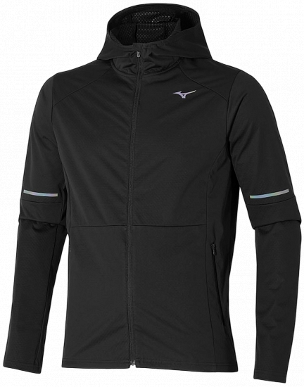 Куртка мужская Mizuno Thermal Charge Bt Black - Фото 1 большая