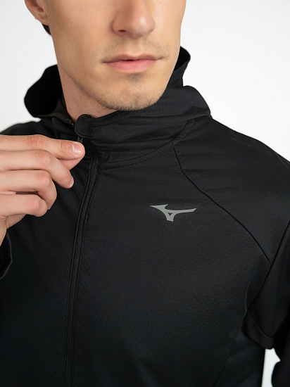 Куртка мужская Mizuno Thermal Charge Bt Black - Фото 7 большая