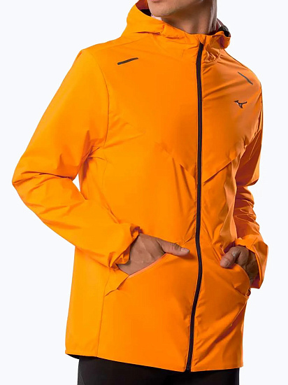 Куртка мужская Mizuno Tech Thermal Charge Tangelo - Фото 9 большая