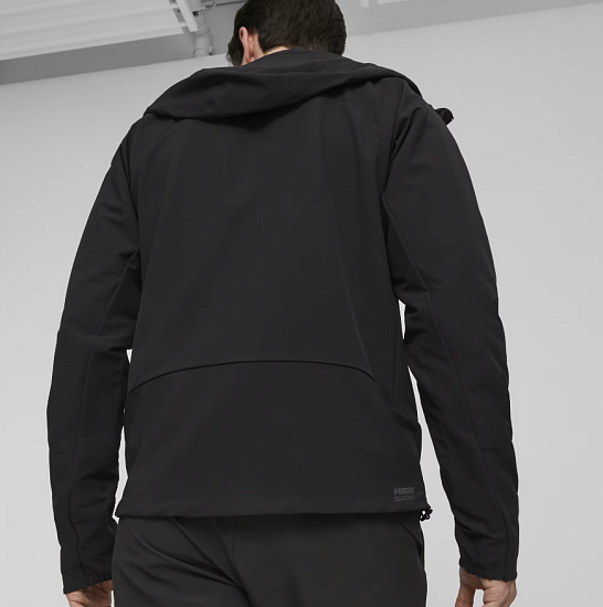 Куртка мужская Puma Seasons Softshell Puma Black - Фото 5 большая