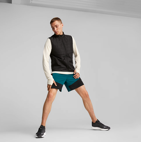 Жилет мужской Puma Run Favorite Puffer Puma Black - Фото 4 большая