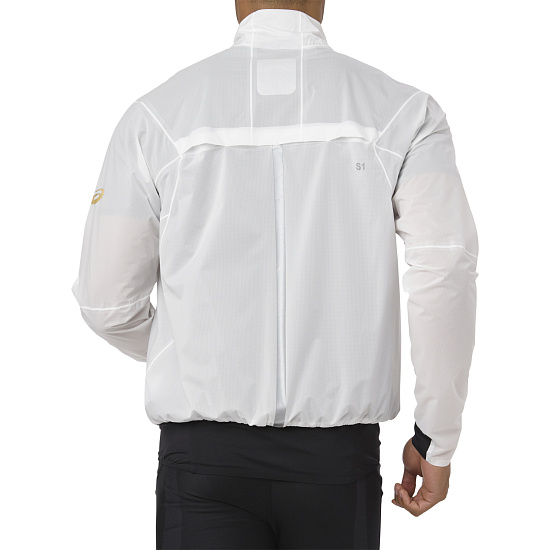 Куртка мужская ASICS Metarun Brilliant White - Фото 4 большая