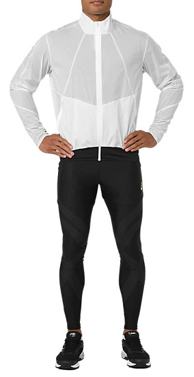 Куртка мужская ASICS Metarun Brilliant White - Фото 7 большая