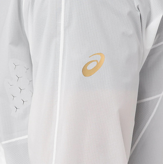 Куртка мужская ASICS Metarun Brilliant White - Фото 8 большая