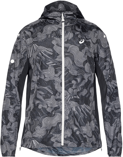 Куртка мужская ASICS Fujitrail Packable Performance Black - Фото 1 большая