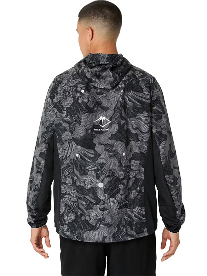 Куртка мужская ASICS Fujitrail Packable Performance Black - Фото 3 большая