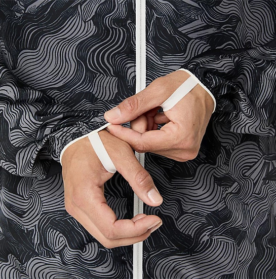 Куртка мужская ASICS Fujitrail Packable Performance Black - Фото 7 большая