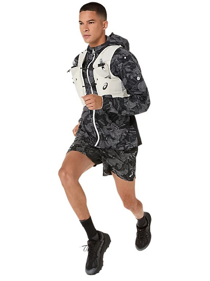 Куртка мужская ASICS Fujitrail Packable Performance Black - Фото 12 большая