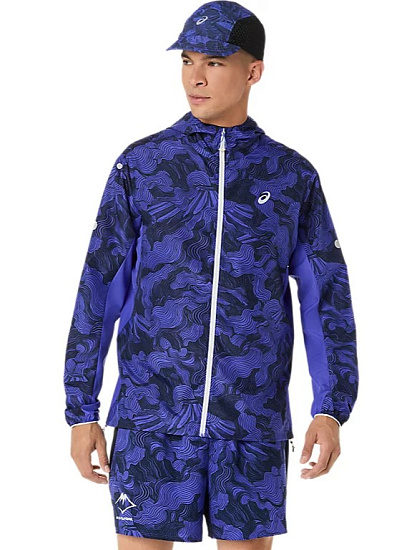 Куртка мужская ASICS Fujitrail Packable Cobalt - Фото 2 большая