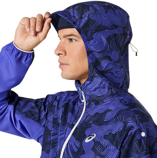 Куртка мужская ASICS Fujitrail Packable Cobalt - Фото 8 большая