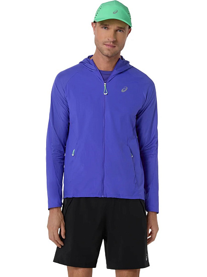 Куртка мужская ASICS Road Packable Cobalt - Фото 2 большая