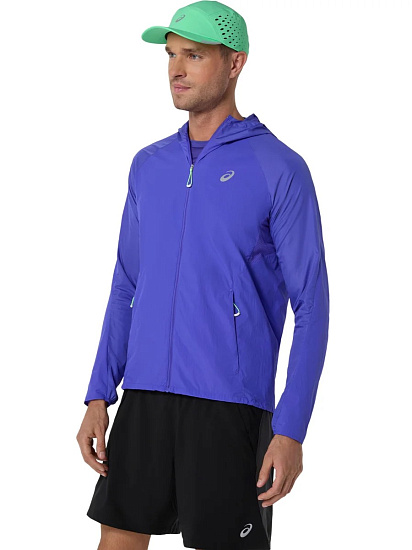 Куртка мужская ASICS Road Packable Cobalt - Фото 3 большая