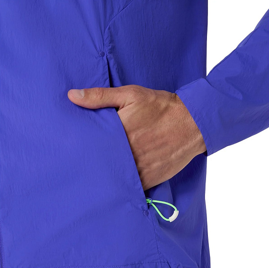 Куртка мужская ASICS Road Packable Cobalt - Фото 7 большая