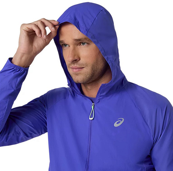 Куртка мужская ASICS Road Packable Cobalt - Фото 10 большая