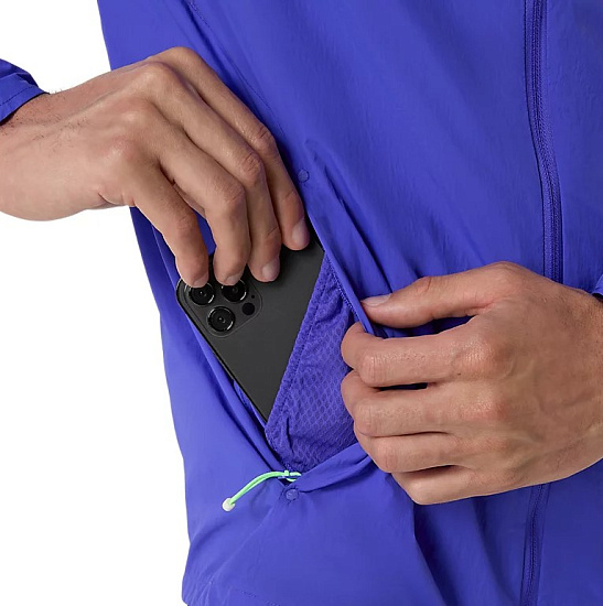 Куртка мужская ASICS Road Packable Cobalt - Фото 13 большая