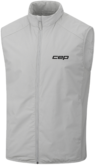Жилет мужской CEP CW865M Core Run Thermal Reversible Light Grey - Фото 2 большая