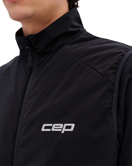 Жилет мужской CEP CW865M Core Run Thermal Reversible Black - Фото 6 большая