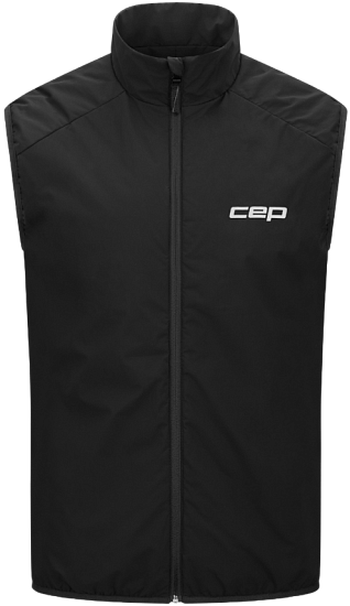 Жилет мужской CEP CW865M Core Run Thermal Reversible Black - Фото 1 большая