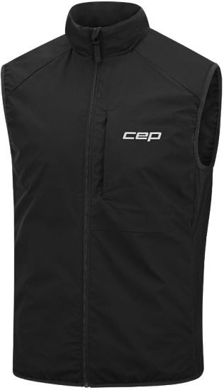 Жилет мужской CEP CW865M Core Run Thermal Reversible Black - Фото 4 большая