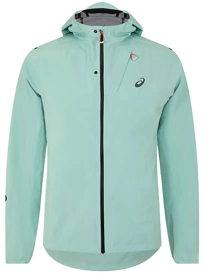 Куртка мужская ASICS Metarun Waterproof Saxon Green/Light Ube - Фото 1 большая