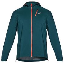 Куртка мужская ASICS Fujitrail Elite Waterproof Saxon Green/Light Ube