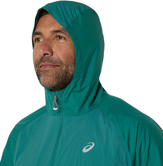 Куртка мужская ASICS Road Packable Rainy Lake - Фото 6 большая