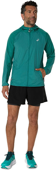 Куртка мужская ASICS Road Packable Rainy Lake - Фото 8 большая