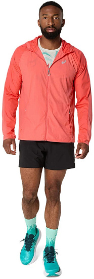 Куртка мужская ASICS Road Packable Neutral Pink/Taupe Grey - Фото 11 большая