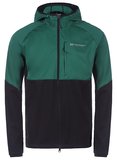 Куртка мужская Nordski Pro Tour Hood Alpine Green/Black - Фото 1 большая