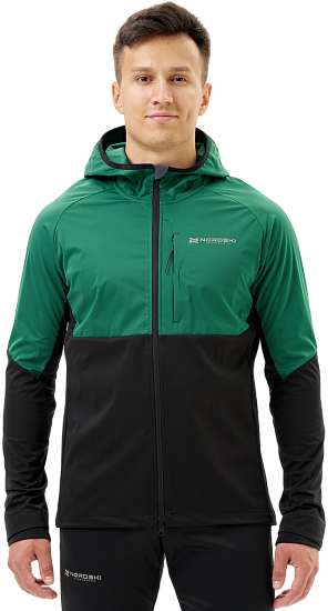 Куртка мужская Nordski Pro Tour Hood Alpine Green/Black - Фото 1 большая